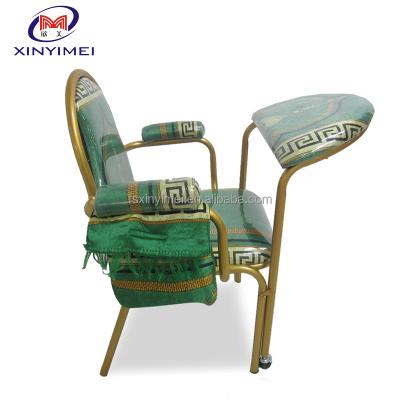 China 2021 modern hot selling metal muslin prayer chair for sale