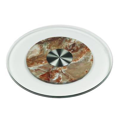 China Wholesale modern lazy susan tempered glass 4 inch for sale