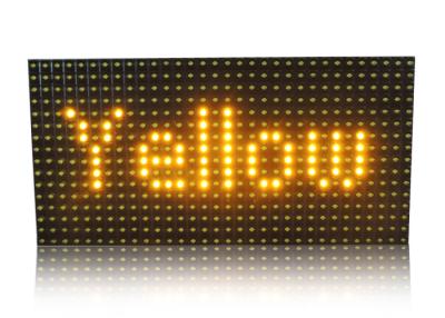 China Waterproof Yellow LED Display Module 120 Degree Vewing Angle 320mm X 160mm for sale