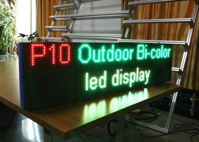 China 10000 / M2 Bi Color LED Display P10 , RED Green Led Module Outdoor for sale