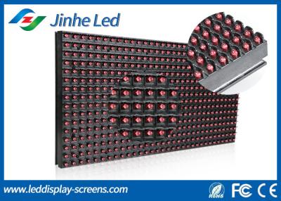 China Super Bright Sunrise LED Scrolling Message Board , Single Red LED Display Screen for sale