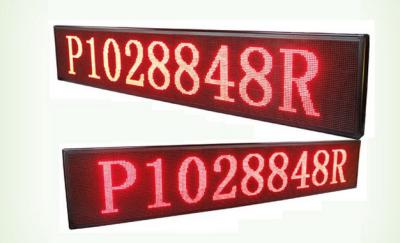 China 32*16 Resolution p10 single red Bi Color LED Display board 1/4 Scan method for sale