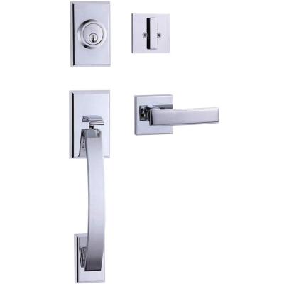 China Suitable for entrance hot sales zinc alloy front door lock for china house hotel door lock for sale