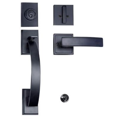 China Suitable for Entry Factory OEM Front Door Grip Handle Door Zinc Alloy Lock for sale