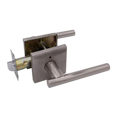 China Suitable For North American Entry Market Zinc Alloy Tubular Modern Door Lever Locks Handle Made In China for sale