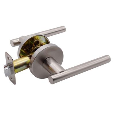 China Suitable for entry market North American zinc alloy passage lever handle tubular door lock for sale