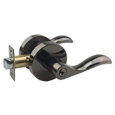 China Suitable For Entry China Commercial Lever Lock Oil Rubbed Brass Door Lock With Key for sale