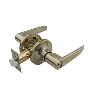 China Suitable for Entry ANSI Grade 3 Standard Lever Lock Airbnb Door Handle Tubular Lever Lock for sale