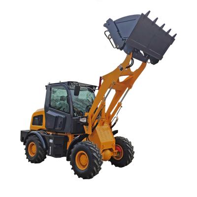 China Construction worksÂ   Factory Direct Sale Small Mixer Front Unloading Multifunctional Wheelloader Construction Loader Engineering Loader for sale