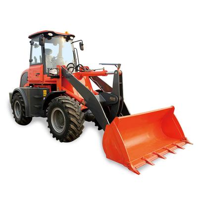 China Construction worksÂ   mini wheel loader 4 wheel drive small loader for sale