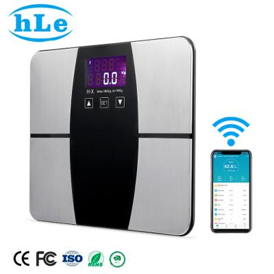 China ABS + Stainless Steel Weight Body Fat Scale Digital Smart Personal Electronic Scales for sale