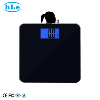 China New voice design ce&rohs factory price electronic digital body fat bathroom scales for sale