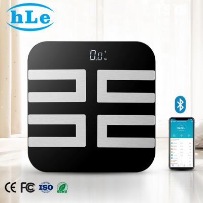 China High Precision ABS + Stainless Steel Factory 180kg Tempered Glass Unique Digital Body Weight Smart Bathroom Scale for sale