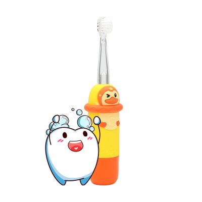 China Cartoon 2-6-8 Years Sonic Kids Electric Toothbrush With Cordless Silicone for sale