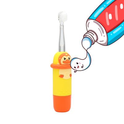 China 2022 New Hot Selling Baby Children Cartoon Electric Toothbrush Sonic With Battery for sale