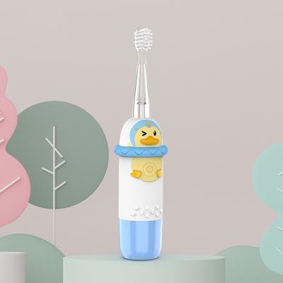 China 2022 newest design cartoon electric toothbrush kids toothbrush for kids with 7 battery for sale