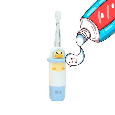 China 2022 Cartoon China Oral Care Battery Technology Sonic Child Electric Toothbrush For Children Replaceable for sale