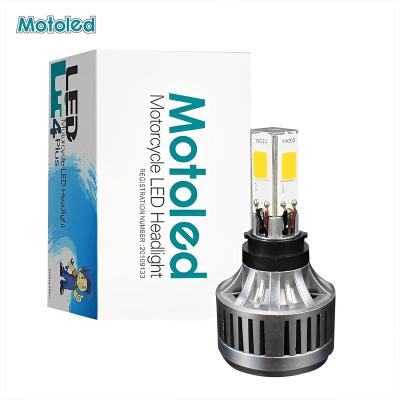 China For replace/repair Motoled Motorcycle LED Headlight 60W 6500K White Lamp Fog Lights COB Led Bulbs Front Light Headlamp for Moto Spotlights 8-80V for sale