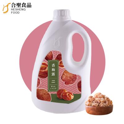 China High Quality Beverage Taiwan Bubble Tea Ingredients Supplier HACCP HALAL ISO for Plum Syrup for sale