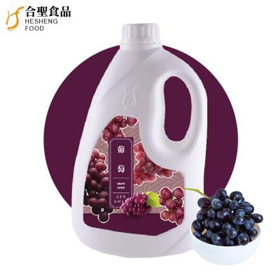 China ISO HACCP Certification Natural HALAL Bubble Tea Ingredients Supplier For Grape Concentrate Syrup for sale