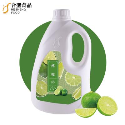 China Taiwan Natural Bubble Milk Tea Fruit Drinks Sixfold Supply For Lemon Concentrate Syrup for sale