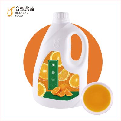 China Bubble Tea Ingredients Factory Direct Selling HALAL Hot Selling Orange Syrup For Bubble Tea Shop for sale