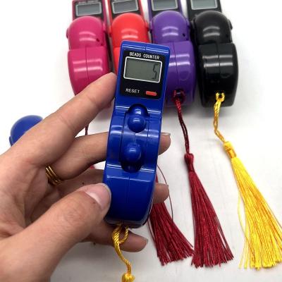 China Hot Sellers Muslim Led Finger Tasbih Digital Hand Beads ABS Tally Counter Multifunctional Tasbeeh Counter Counter 1268 for sale