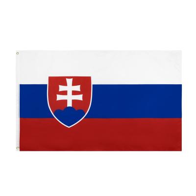 China OTHER Slovakia FLAG banner EU 3*5FT/90*150cm office/activity/Slovak hanging parade/festival fashion/home decoration 2016 new for sale