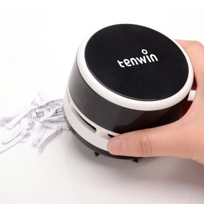 China Tenwin 8050 Mini Vacuum Cleaner Desktop Vacuum Cleaner Plastic Battery Promotional Style Desktop Gift for sale