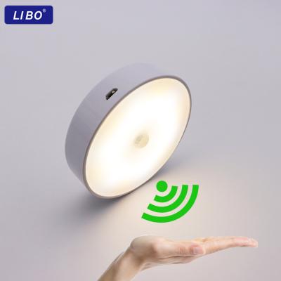 China New-designed Amazon Hot Sale USB PRI Motion Sensor Rechargeable Smart Night Light for sale