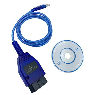 China All OBDII VAG-COM 409 Protocol Vehicle VAG-COM OBD2 VAG409 KKL Engine Fault Analyzer OBD2 USB Blue Cable Diagnostic Scan Tool for sale