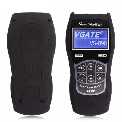 China All New VGATE VS890 OBD2 OBDII Protocol 2020 Vehicle Code Reader Universal OBD2 Reader CAN BUS and CAN Car Diagnostic Tool Vgate MaxiScan VS890 Full Scanner Support for sale