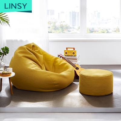 China Small And Cute Sofa Tatami Furniture Living Room Sofa Luxury Balcony Bedroom Giant Big Bean Bag Single Lazy Sofa LS050XY2 From Linsy Modular for sale