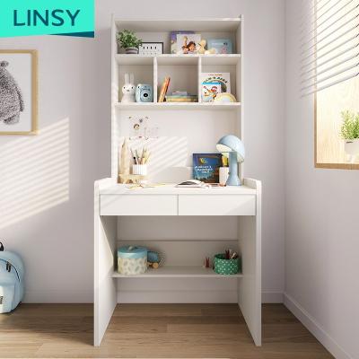 China Solid Leg Linsy Wood Kids Study Table and Chair Study Wooden Whiteboard with Storage Childre Computer Desk Study Table Desk LH068V1-C for sale