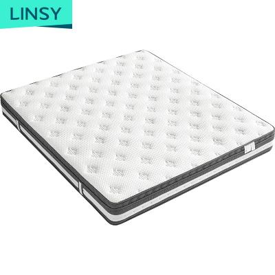 China Linsy Sleepwell Foldable Smooth Top Bamboo Orthopedic Purple British Mattress Cd060B Mini Pocket Spring Unit Firm 3 Zone Mattress for sale