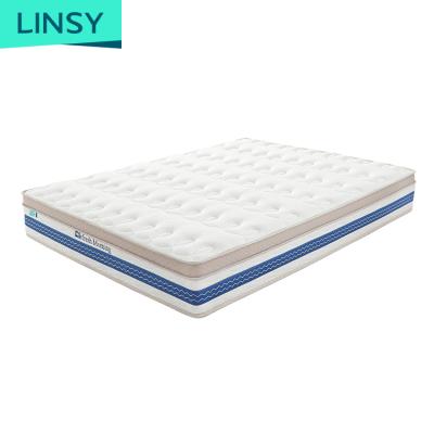 China Linsy Luxury Foldable Bedroom Mattress Sets B2332 Cheap Full Size Purple Full Size Medical Foldable Hybrid Mattress for sale