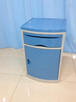 China ABS Bedside Cabinet Drawer Cabinet ,  Hospital Bedside Cabinet Two Towel Rack for sale