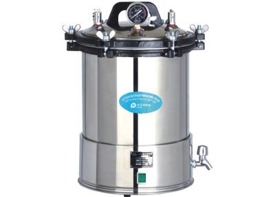 China Portable Autoclave Sterilizer , 18L 24L Stainless Steel Hospital Steam Sterilizers for sale