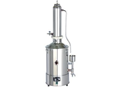 China 5L 10L 20L Stainless Steel Water Distiller , Electrically Heated Pure Water Distiller AC 220V for sale