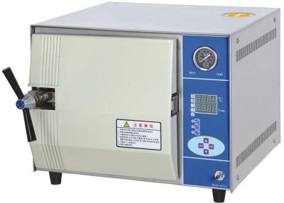 China Table Top Autoclave Steam Sterilizer Fully Stainless Steel 20 24 Liter With Touch Type Key for sale