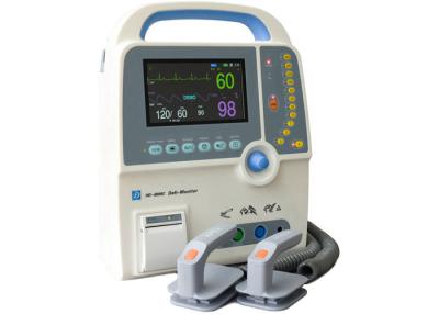 China Portable First Aid Equipment Seven Inches TFT Display Biphasic Defibrillator With Monitor for sale