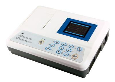 China Three Channel ECG Machine , Easy Operate Portable 12 Lead ECG Machine for sale