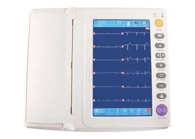 China Portable 12 Lead Ecg Machine , Medical ECG Machine With 10 Inch Color Screen for sale