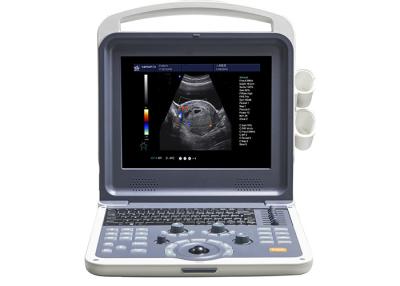 China 12 Inch LED Portable Ultrasound Scanner Color Doppler 4D Ultrasound Machine for sale