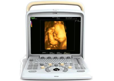 China 4D Model Color Doppler Portable Ultrasound Scanner With Two Probes for sale