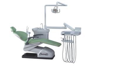 China Complete Green Color Chair Dental Clinic Equipment Adjustable Dental Chair for sale