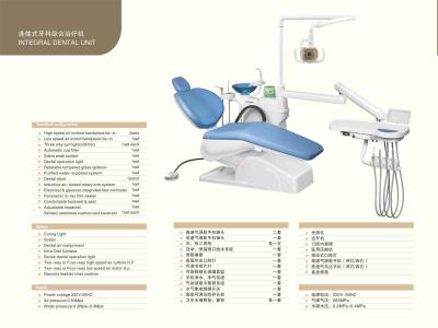 China Top Adjustable Dental Chair Equipment , Dental Office Chairs Complete Dental Spare Parts for sale