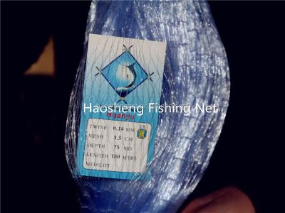 China Monofilament 50MD, 75MD, 100MD Good Quality Fishing Nylon Net for sale