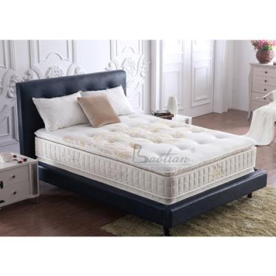 China Home Furniture Two Side Pillow Top Double Weft Tufting Knit 6 Laps Pocketed Coil Foam Wrapped Spinal Max Mattress for sale