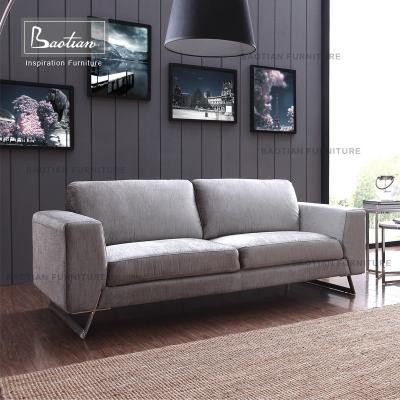 China Living room leather hotel furniture sofa set sofa set brazil hotel leather sofa for living room furniture for sale